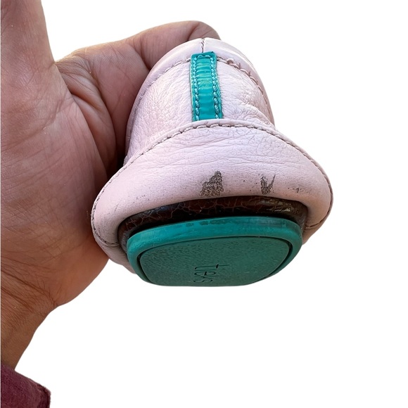 COPY - Ballerina Pink Leather Tieks Ballet Flats Size 7 - Picture 4 of 16